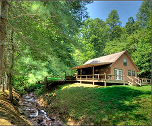 Hidden Creek Cabins Bryson City NC Log Cabin Rentals